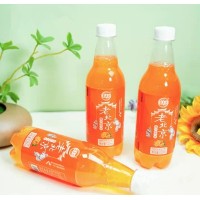 藍(lán)嘉源瓶裝汽水老北京汽水招商碳酸飲料橙汁味汽水520ml