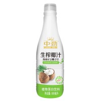 中勁生榨椰汁海南正宗椰子汁植物蛋白飲料500mlx15瓶