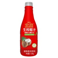 中勁生榨椰汁椰子汁植物蛋白飲料1.25kgx6瓶