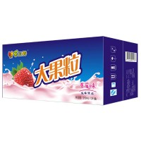 快樂(lè)田野大果粒草莓乳味飲品