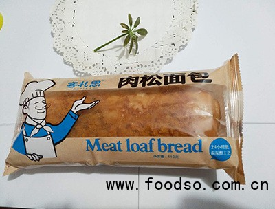 客禮思肉松面包110g