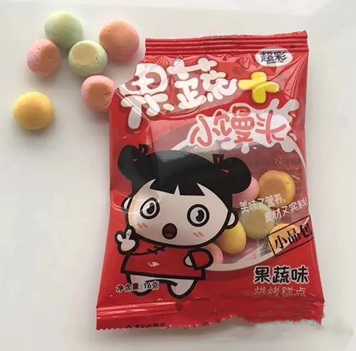 超彩果蔬小饅頭袋裝