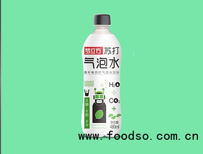 夢(mèng)立方蘇打氣泡水青檸味480ml