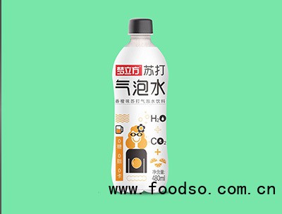 夢(mèng)立方蘇打氣泡水香橙味480ml