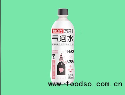 夢(mèng)立方蘇打氣泡水蜜桃味480ml