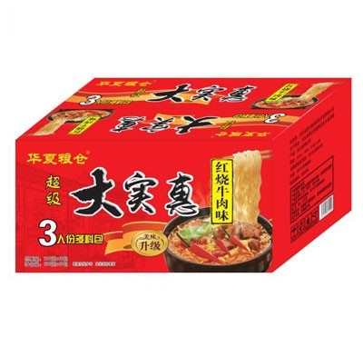 華夏糧倉(cāng)大實(shí)惠紅燒牛肉面