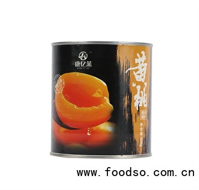 雙福食品烘焙用黃桃罐頭糖水罐頭820g