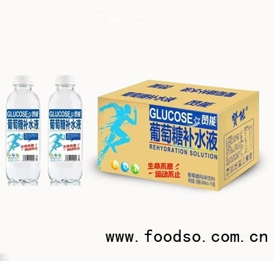 贊能葡萄糖補水液葡萄糖風味飲料600ml×15