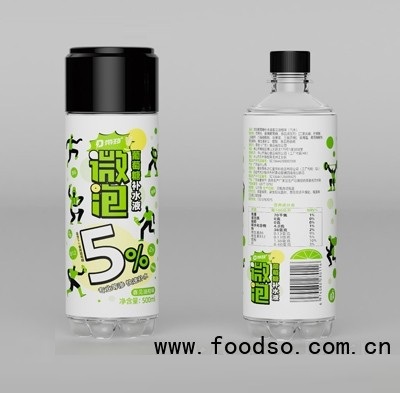 帶勁微泡葡萄糖補(bǔ)水液春見油柑味500ml