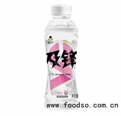 及鋒維生素運(yùn)動(dòng)飲料功能飲料招商代理批發(fā)白桃味550ml