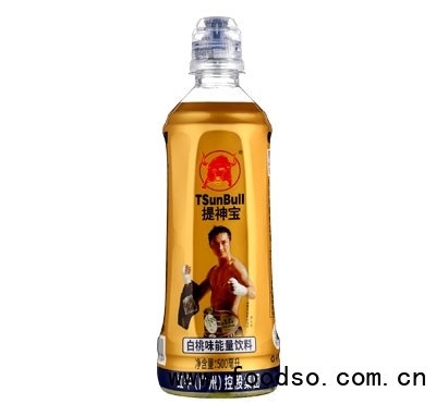 提神寶白桃味能量飲料500ml