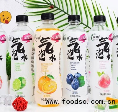 歡簡(jiǎn)蘇打氣泡水夏季汽水碳酸飲料招商