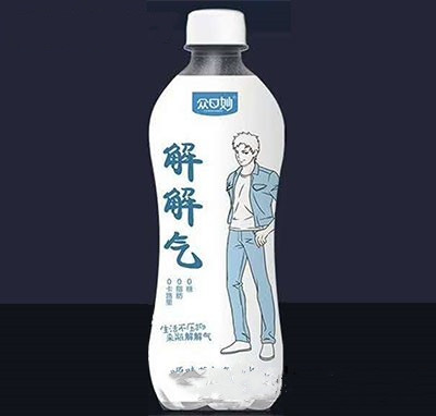 眾口妙解解氣原味蘇打氣泡水480ml