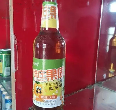 味逍遙綠莊果園菠蘿味果味飲料480ml