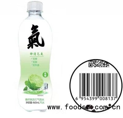 神清氣爽青檸味蘇打氣泡水460ml