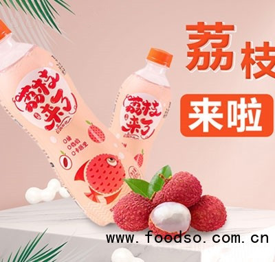 喜果無糖蘇打氣泡水荔枝味490ml