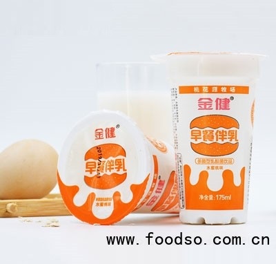 金健乳業(yè)早餐伴乳（水蜜桃味）乳酸菌飲品