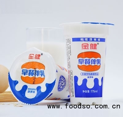 金健乳業(yè)早餐伴乳（菠蘿味）乳酸菌飲品