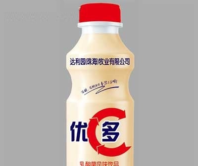 達(dá)利園優(yōu)多乳酸菌風(fēng)味飲品草莓味340ml