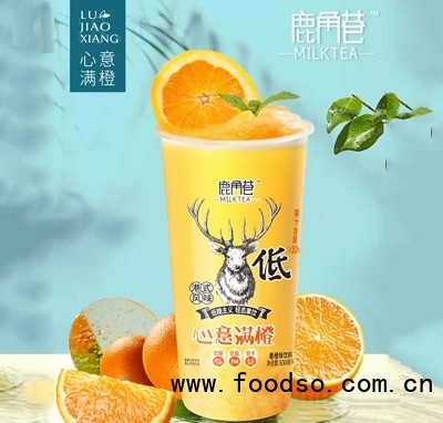 鹿角巷港式風(fēng)味心意滿橙香橙味飲料630毫升