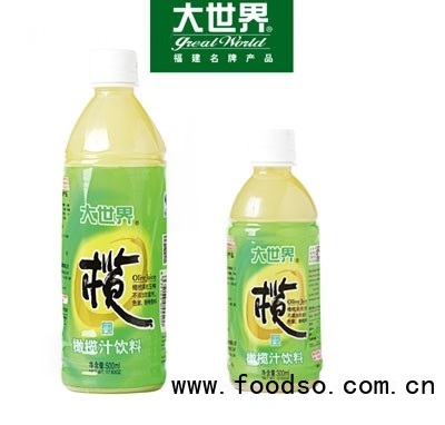 大世界橄欖汁果汁飲料夏季飲料300ml