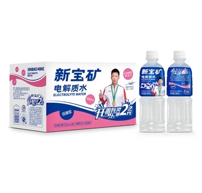 新寶礦電解質(zhì)水電解質(zhì)飲料水蜜桃味500ml×15瓶