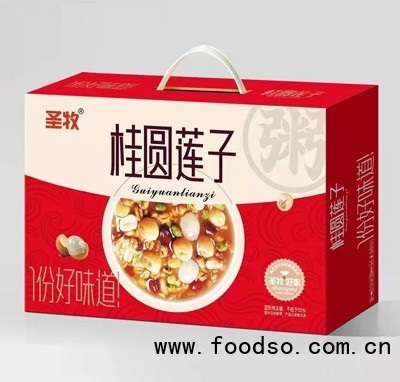 圣牧桂圓蓮子粥箱裝八寶粥速食粥