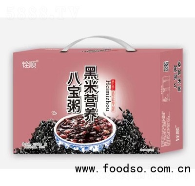 銓順黑米營養(yǎng)八寶粥速食粥方便食品