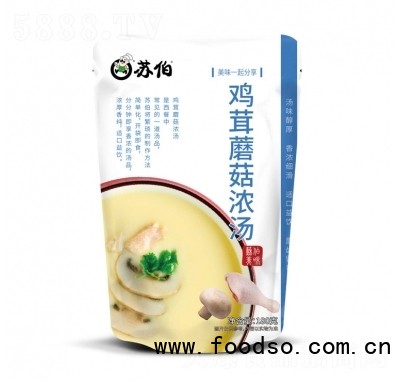 蘇伯雞茸蘑菇濃湯180克方便速食招商代理