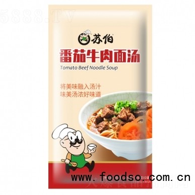 蘇伯番茄牛肉湯面方便速食招商代理