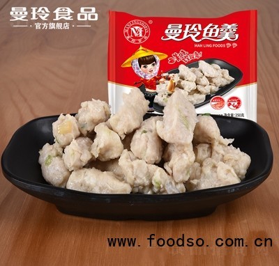 曼玲食品二鉆魚(yú)羹250g火鍋食材零食招商代理