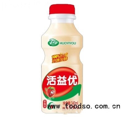 活益優(yōu)乳酸菌飲品草莓味340ml