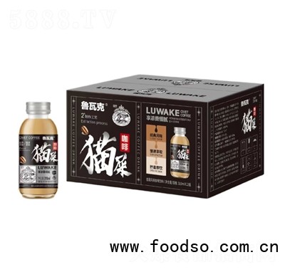 魯瓦克貓屎咖啡飲料310mlX