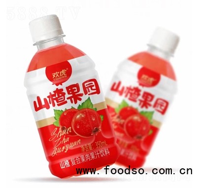 歡虎山楂果園山楂復(fù)合果肉果汁飲料350ml