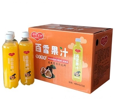 戀愛果實(shí)益生菌百香果汁飲料480mlx15瓶