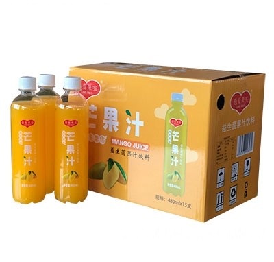 戀愛果實(shí)益生菌芒果汁飲料480mlx15瓶