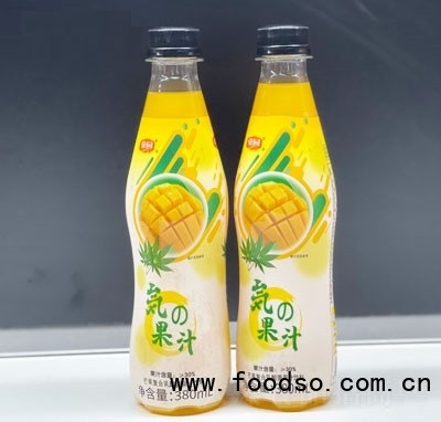 豪園芒果復(fù)合乳酸菌果汁飲料380ml