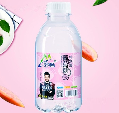 妙暢葡萄糖補水液水蜜桃味350ml