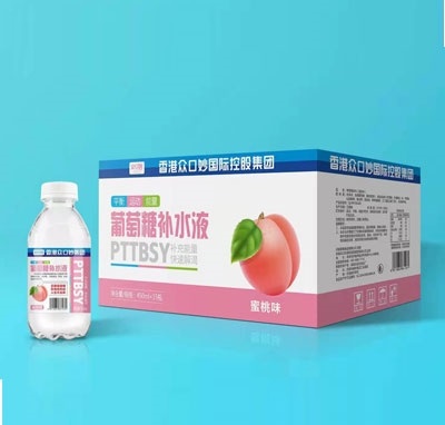 眾口妙葡萄糖補水液蜜桃味450mlX15瓶