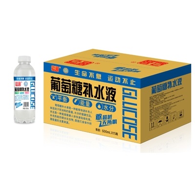 己品原味葡萄糖補(bǔ)水液飲料600mlX15瓶