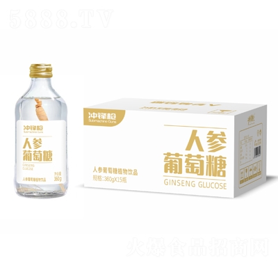 沖鋒槍人參葡萄糖植物飲品360glX15瓶