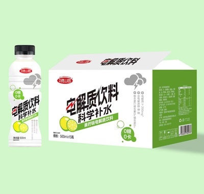 綠山園電解質(zhì)飲料功能飲料青檸味500ml×15