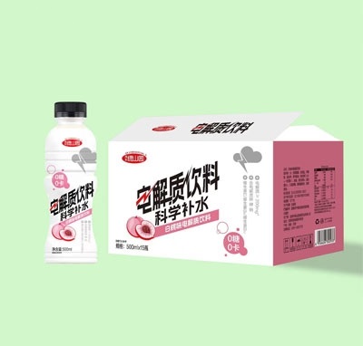 綠山園電解質(zhì)飲料功能飲料白桃味500ml×15