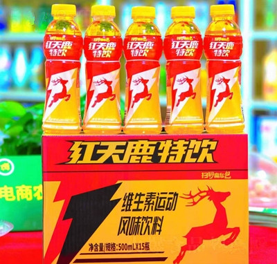 紅天鹿水特維生素運(yùn)動(dòng)風(fēng)味飲料500mlX15瓶