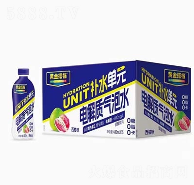 黃金搭檔電解質(zhì)氣泡水西柚味480ml×15