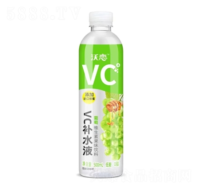 沃戀葡萄維生素果味飲料500ml