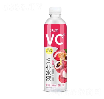 沃戀荔枝維生素果味飲料500ml