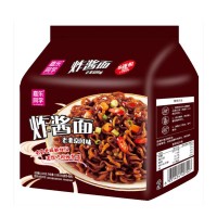 嘉樂(lè)同學(xué)老北京風(fēng)味炸醬面方便食品袋裝招商116g×5包