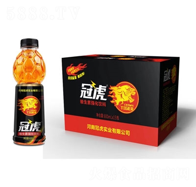 冠虎維生素強(qiáng)化果味飲料600mlX15