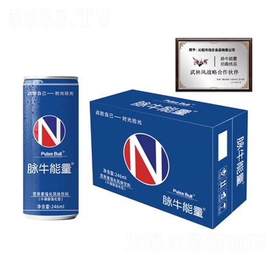 脈牛能量營養(yǎng)強(qiáng)化風(fēng)味飲料246毫升箱裝